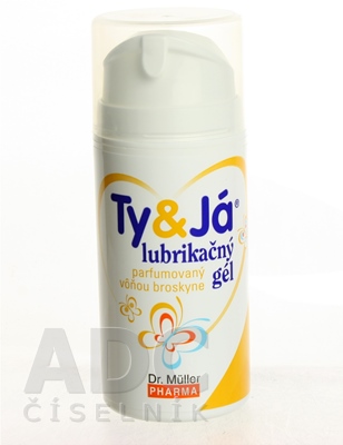 DR. MÜLLER Ty & ja lubrikačný gél parfumovaný broskyňa 100 ml