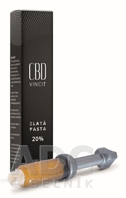 CBD Vincit zlatá pasta 20% 5ml