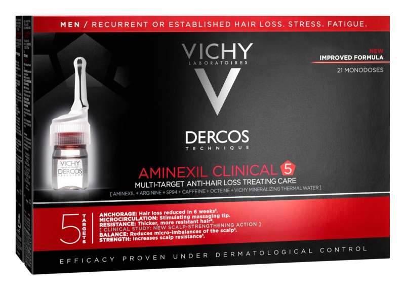 VICHY Dercos Aminexil Clinical 5 pre mužov 21 x 6 ml