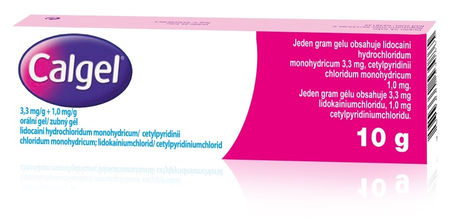 Calgel Calgel 3,3 mg dentálny gél 10 g