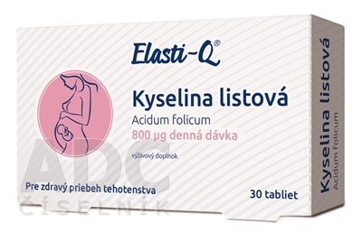 Elasti-Q Kyselina listová 800 μg tablety s kyselinou listovou 30 tbl