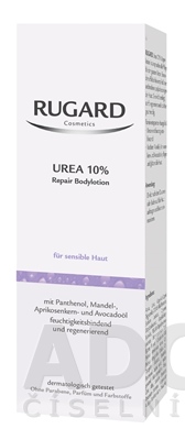 RUGARD Urea 10% regeneračné telové mlieko 200ML