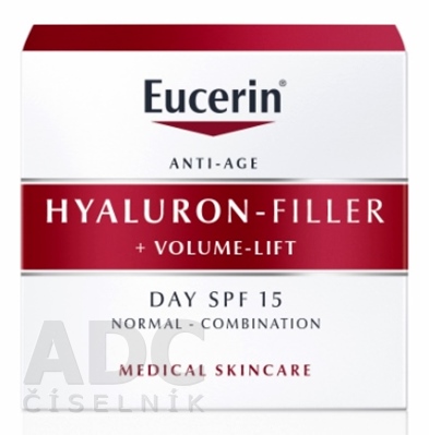 EUCERIN HYALURON-FILLER+Volume-Lift Denný krém Anti-Age pre normálnu pleť 50 ml