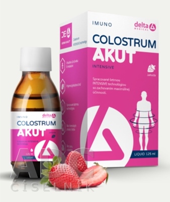 DELTA COLOSTRUM AKUT sirup JAHODA, 125ml
