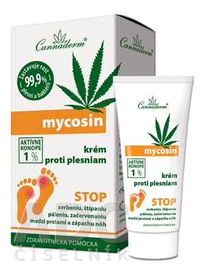 CANNADERM Mycosin Krém proti plesniam 30 g