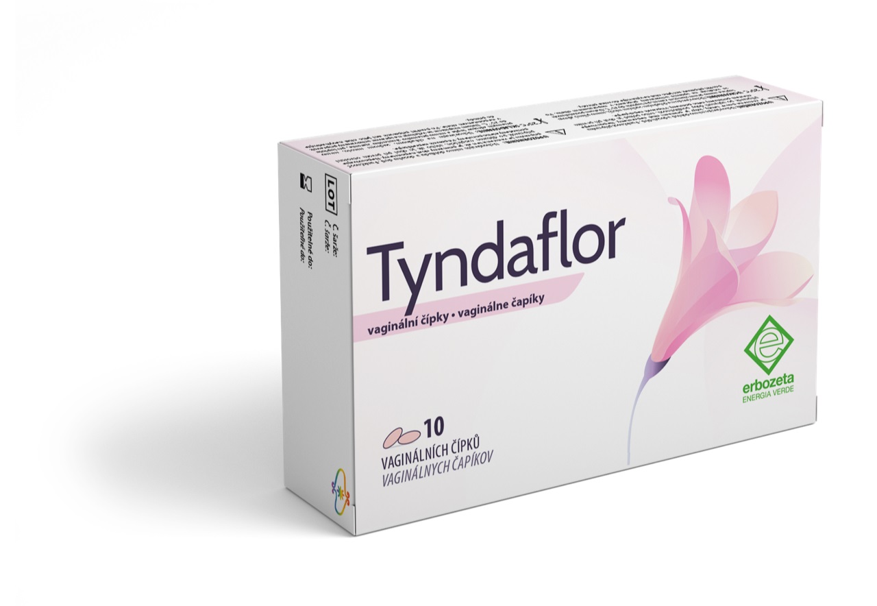 TYNDAFLOR Vaginálne čapíky 10x2 g