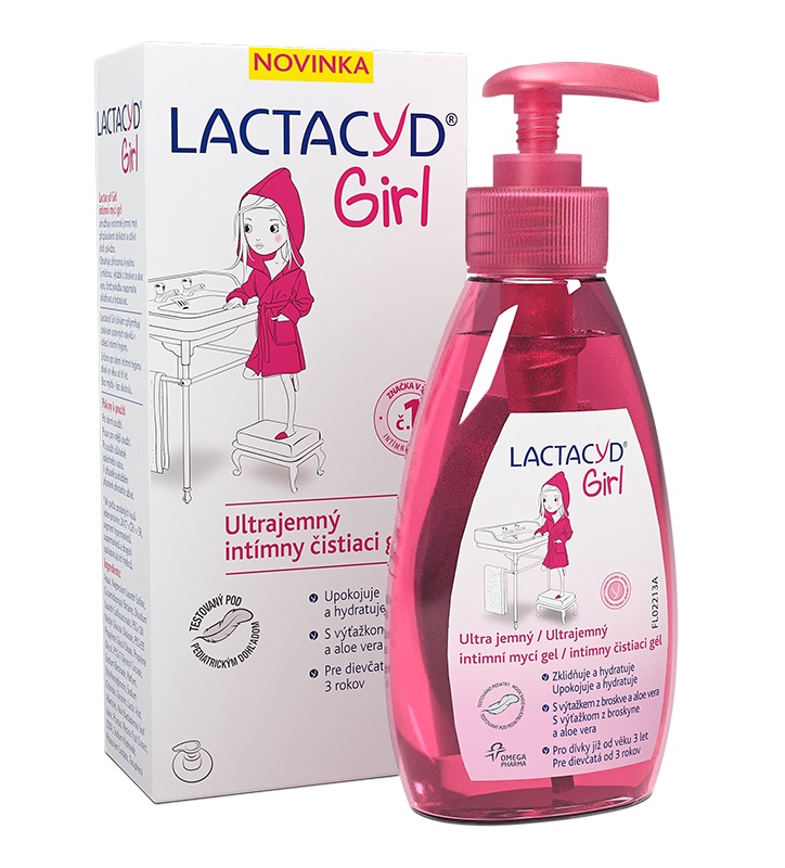 LACTACYD Girl ultra jemný intímny umývací gél 200 ml