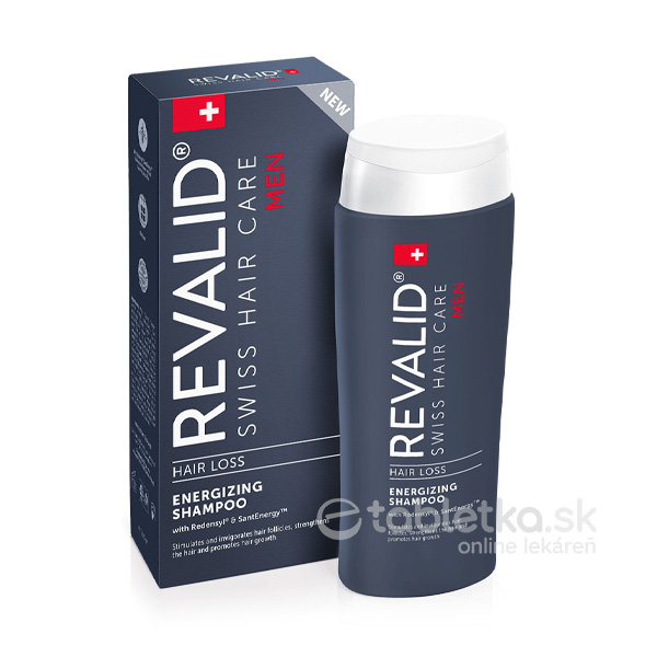 REVALID MEN ENERGIZING SHAMPOO šampón proti vypadávaniu vlasov pre mužov 200 ml