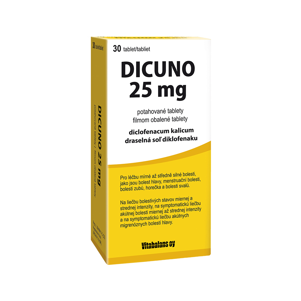 DICUNO 25 mg 30 tabliet