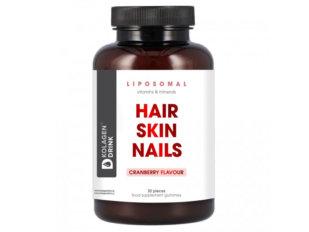 KOLAGENDRINK Liposomal hair, skin, nails gumové pastilky 30 ks