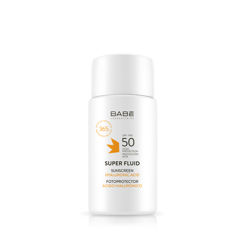 Babé Super Fluid SPF50 číry fluid s ochranným faktorom pre všetky typy pleti 50 ml