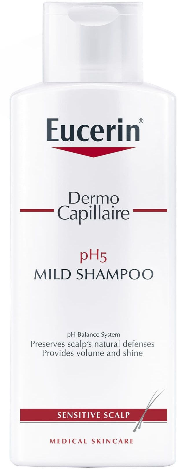 Eucerin DermoCapillaire pH5 jemný šampón 250ml