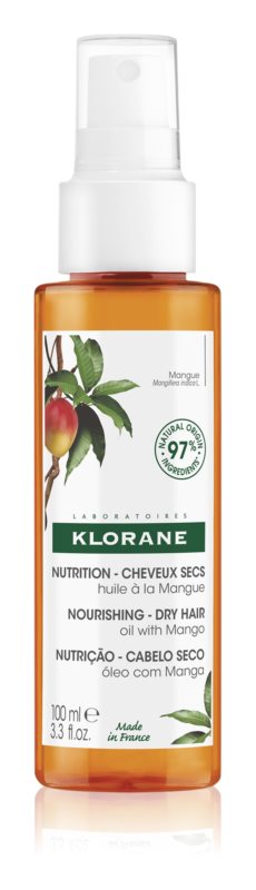 Klorane Mango reparačný olej pre suché vlasy 125 ml