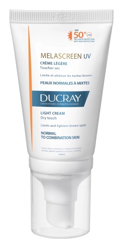 Ducray Melascreen Creme Legere SPF50+ ľahký krém na citlivú a zmiešanú pleť 40 ml