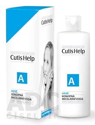 CutisHelp AKNÉ konopná micelárna voda 200ml