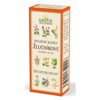 GREŠÍK Žlčníkové kvapky devätero bylín 50 ml