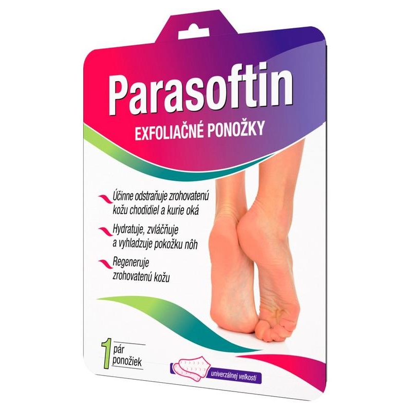PARASOFTIN Exfoliačné ponožky set