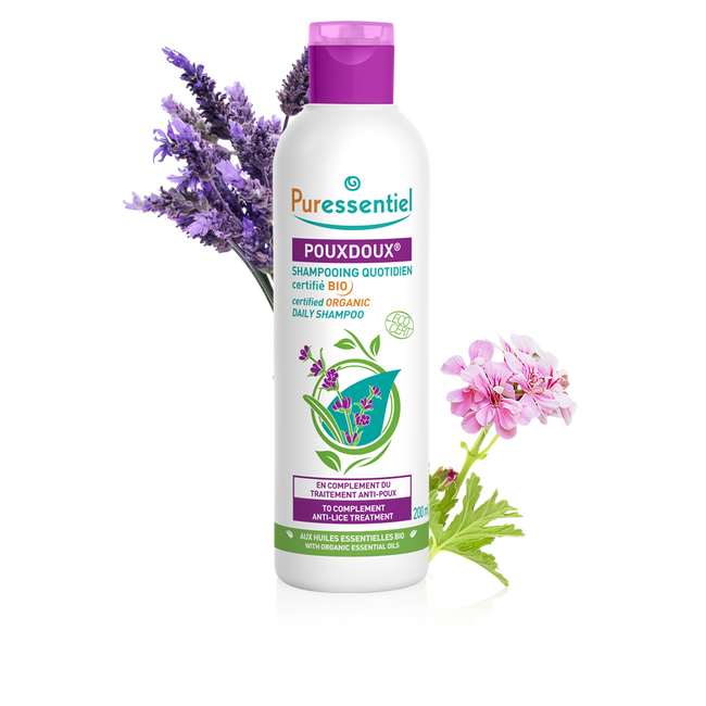 PURESSENTIEL Pouxdoux šampón proti všiam 200 ml