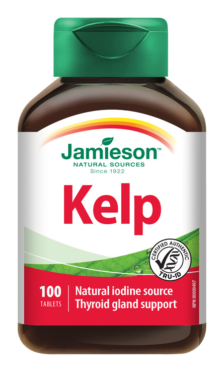 Jamieson Kelp tablety pre správnu funkciu štítnej žľazy 100 tbl