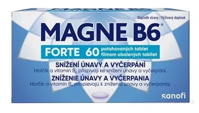 MAGNE B6 FORTE, horčík únava, vyčerpanie 50 tabliet