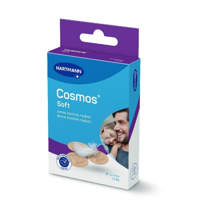 COSMOS Jemná náplasť okrúhla 2,2 cm 20 ks