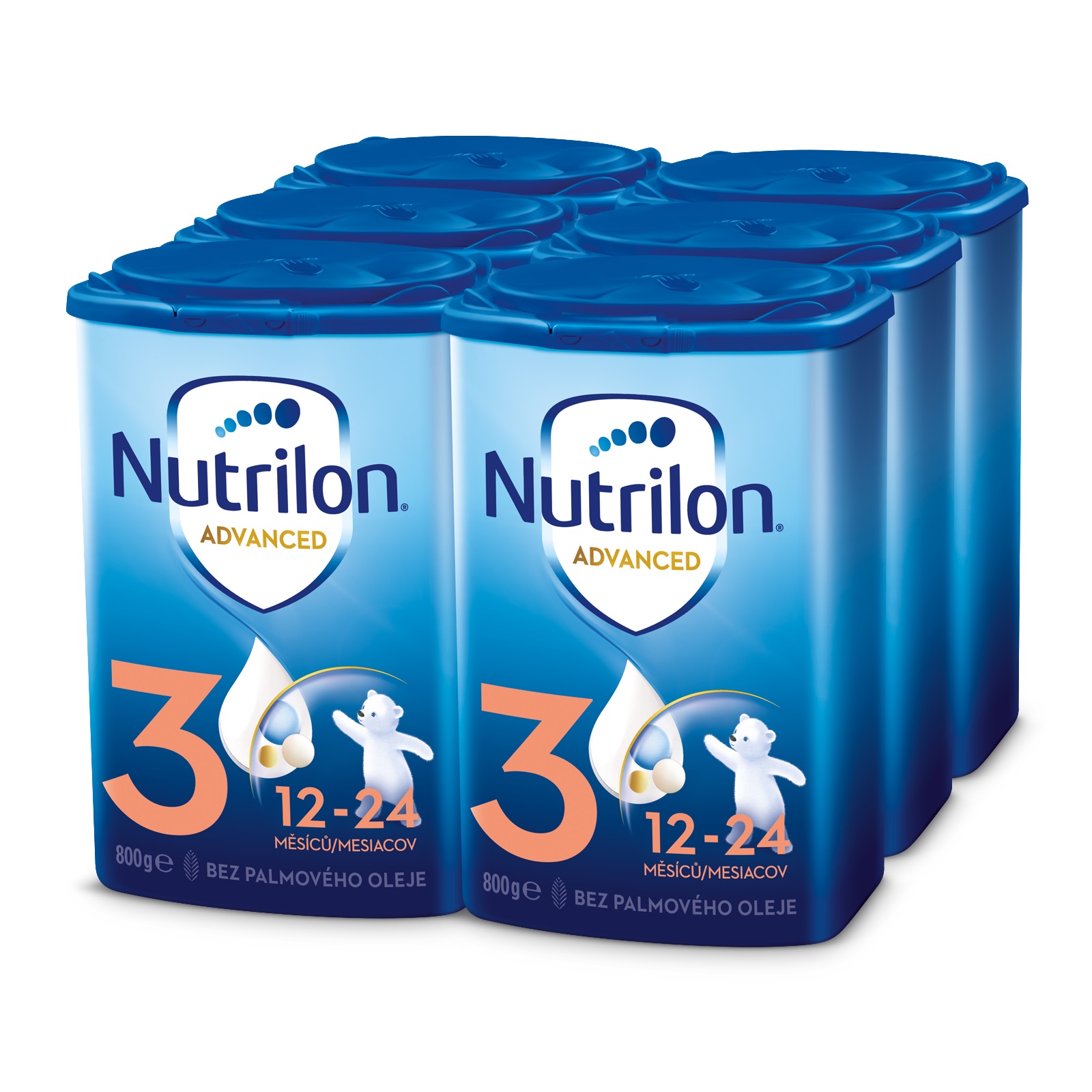 NUTRILON 3 Advanced batoľacia mliečna výživa v prášku 800 g