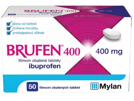 Brufen Brufen 400mg filmom obalené tablety na zníženie horúčky a tlmenie bolesti 50 tbl