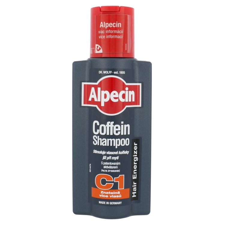 ALPECIN Hair Energizer Coffein Shampoo C1 kofeínový šampón proti vypadávaniu vlasov 250 ml