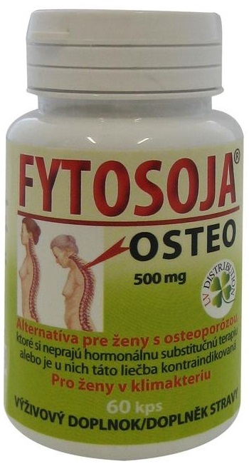 Kompava Fytosoja Osteo kapsuly na podporu hormonálnej rovnováhy pre ženy 60 cps