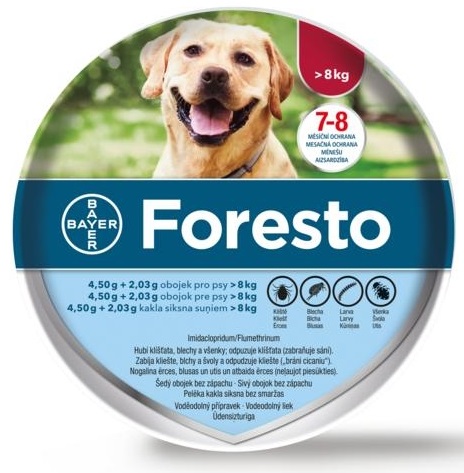 FORESTO Obojok pre psy nad 8 kg 1 ks