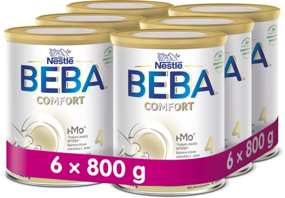 NESTLÉ BEBA Comfort 4 Pokračovacie mlieko od ukončeného 18. mesiaca 800 g