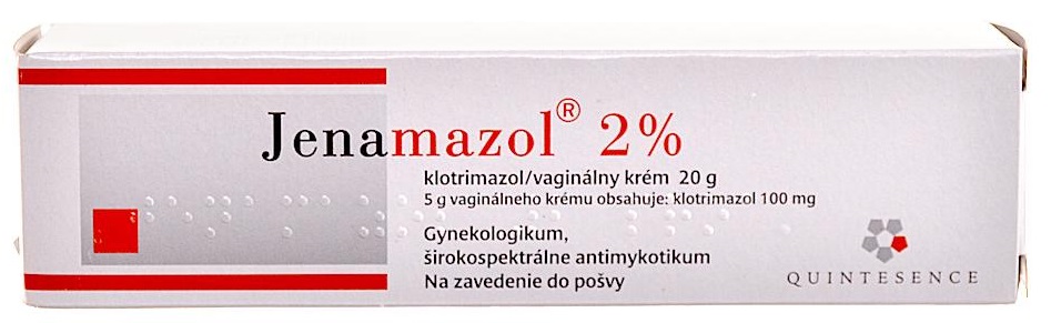 JENAMAZOL 2% vaginálny krém s aplikátorom 20 mg