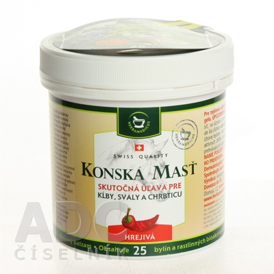 HERBAMEDICUS Konská masť hrejivá 250 ml