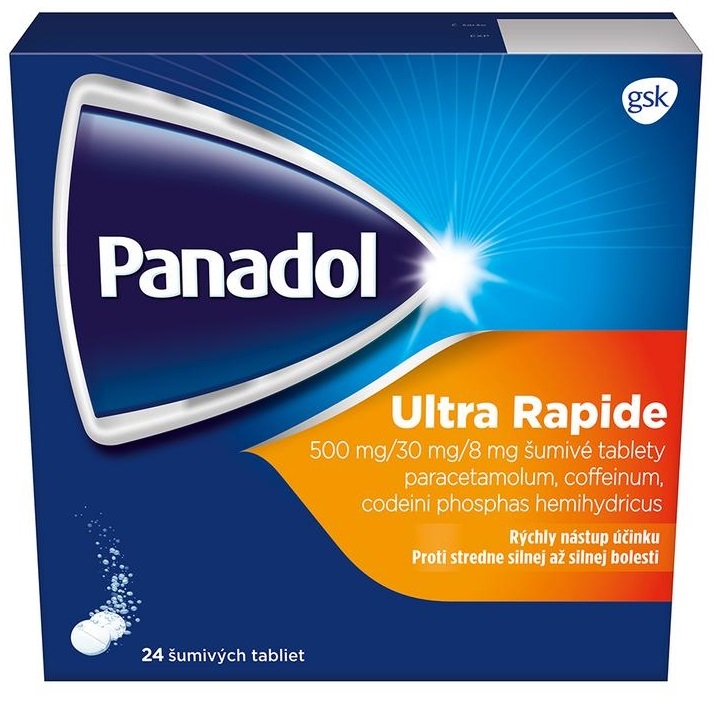 PANADOL Ultra Rapide 24 šumivých tabliet