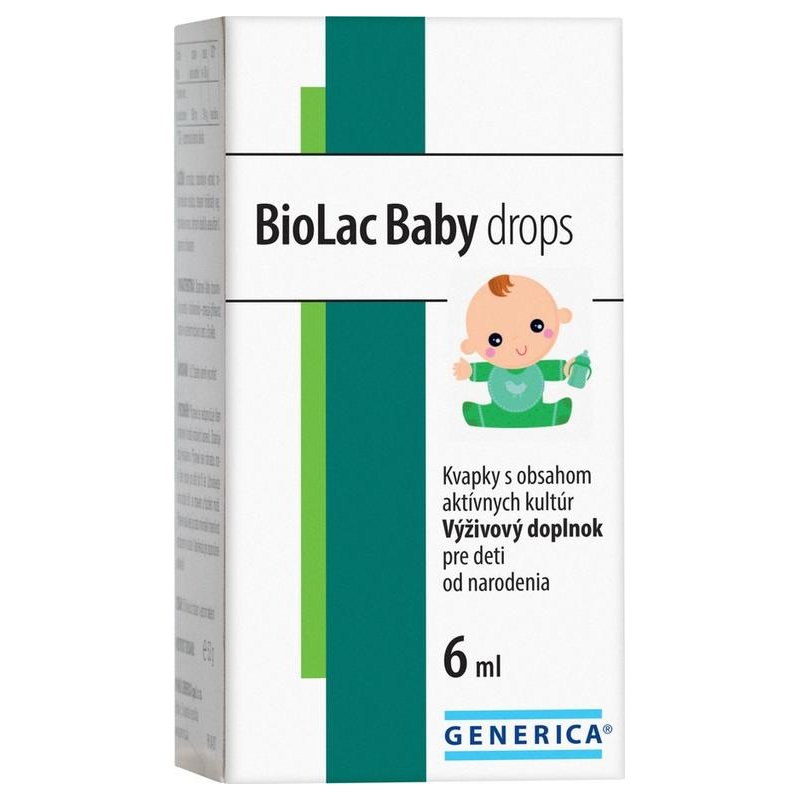 GENERICA BioLac baby kvapky 6 ml