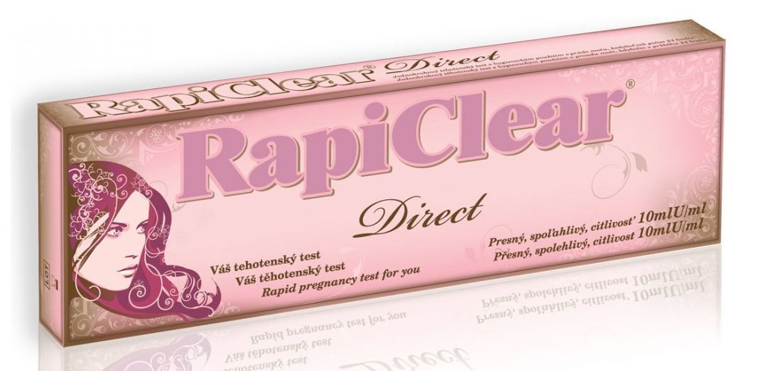RapiClear Tehotenský test Direct 1ks