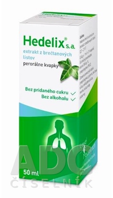 Hedelix kvapky na kašeľ 50 ml