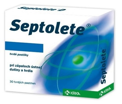 SEPTOLETE 30 tvrdých pastiliek