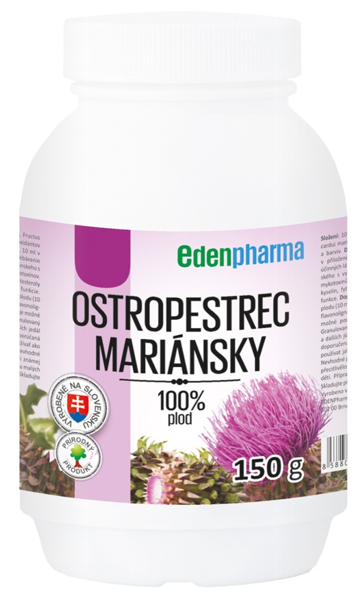 EDENPHARMA Ostropestrec mariánsky granulovaný plod 150 g