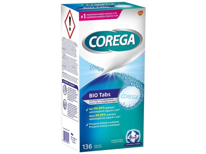 8370 corega tabs antibakterialne tablety 6ks blister ilieky