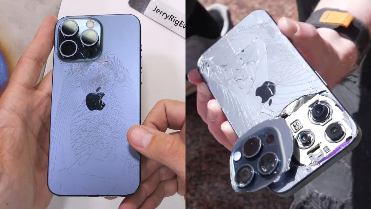 Šokující kvalita iPhone 15 - test po lehkém tlaku prasknutí zadního krytu (video)