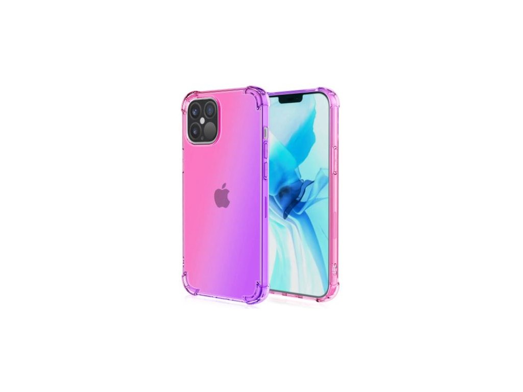 Duhový kryt - růžový iPhone 11