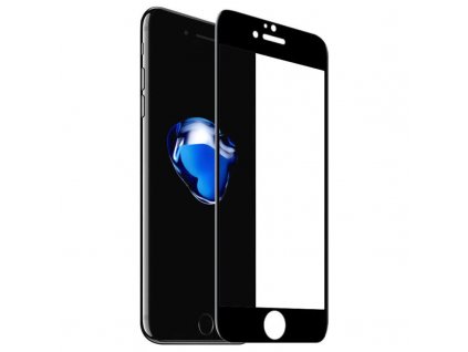 ČERNÉ protekční 3D sklo iPhone 7 / 8 / SE 2020 (bulk)