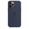 0015642 apple silicone case with magsafe for iphone 12 pro max deep navy 550