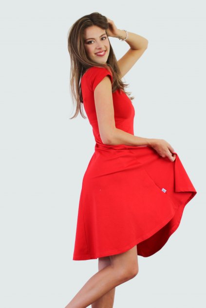 Šaty Olivia červená