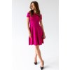 Šaty Olivia - magenta struktura
