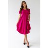 Šaty Míša - magenta struktura