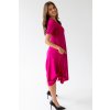 Šaty Míša - magenta struktura