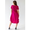 Šaty Míša - magenta struktura