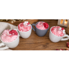 Málnás Pannacotta-desszertgyertya